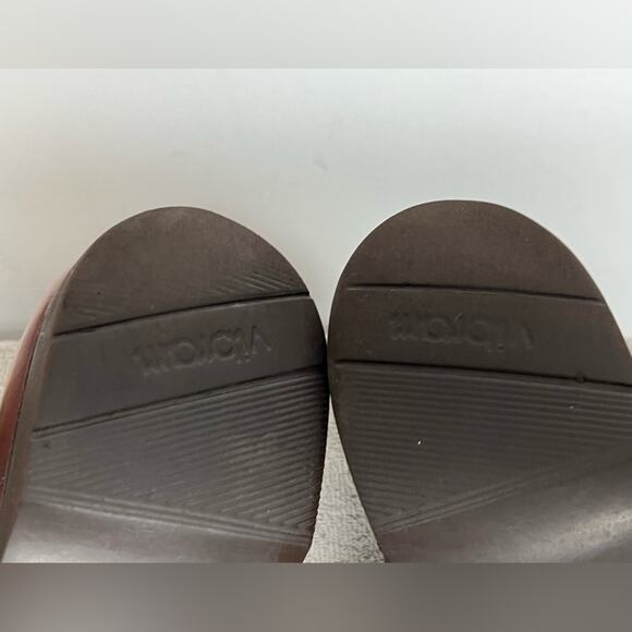 Footjoy Men's 10D Classic Dry Golf Shoes Style 55728 Made In USA Brown VIBRAM - Picture 8 of 10